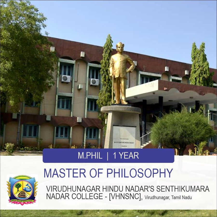 M.Phil in Physics at Virudhunagar Hindu Nadar'S Senthikumara Nadar College, Tamil Nadu - Other